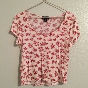 About a girl floral crop top